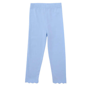 Trotter Street Scalloped Leggings-Girls Leggings/Bottoms-Simply Blessed Children's Boutique
