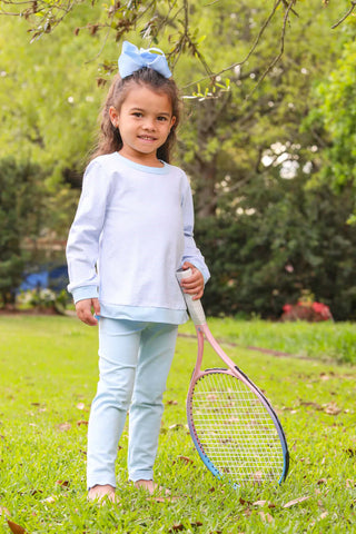 Trotter Street Scalloped Leggings-Girls Leggings/Bottoms-Simply Blessed Children's Boutique