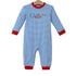 Trotter Street Kids Horse & Stable Applique Boy's Romper