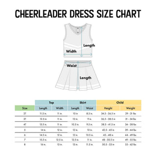 UK Wildcats Officially Licensed 3-Piece Cheer Uniform-Girls Outfit Sets-Simply Blessed Children's Boutique