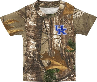 University of Kentucky Wildcats Camo Short Sleeve Tee – Officially Licensed-Boys Short Sleeve Shirts-Simply Blessed Children's Boutique