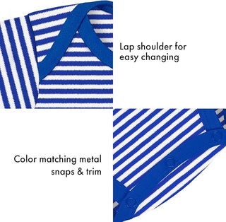 University of Kentucky Wildcats Long Sleeve Striped Infant Bodysuit-Infants-Simply Blessed Children's Boutique