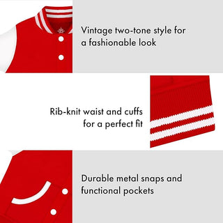 University of Louisville Cardinals Varsity Jacket – Officially Licensed-Boys Jackets/Coats-Simply Blessed Children's Boutique