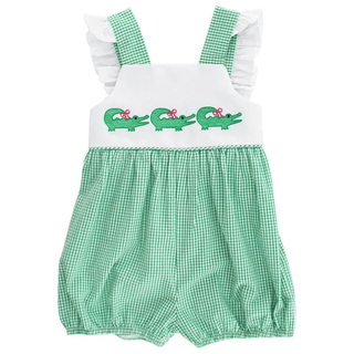 Alligator Tales Girls Romper