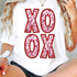 Valentine XOXO Faux Patch T-Shirt