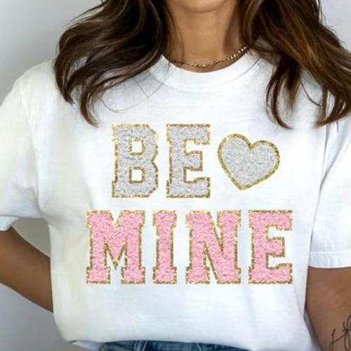 Be Mine Faux Patch T-Shirt