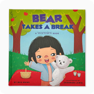 Warmies "Bear Takes A Break" Book-Books-Simply Blessed Children's Boutique