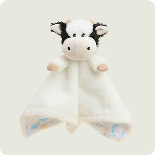Warmies Black and White Cow Lovey Blanket-Toys-Simply Blessed Children's Boutique