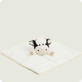Warmies Black and White Cow Lovey Blanket-Toys-Simply Blessed Children's Boutique