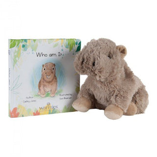 Warmies Capybara 'Who Am I" Board Book-Books-Simply Blessed Children's Boutique