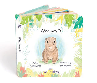 Warmies Capybara 'Who Am I" Board Book-Books-Simply Blessed Children's Boutique