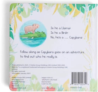 Warmies Capybara 'Who Am I" Board Book-Books-Simply Blessed Children's Boutique