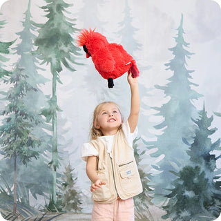 Warmies Red Cardinal Full-Size Heatable Plush-Toys-Simply Blessed Children's Boutique