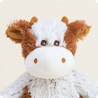 Warmies Cinnamon Latte Cow | Microwavable Plush