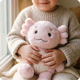 Warmies Cute Axolotl (Lumalotl) Full-Size Heatable Plush-Toys-Simply Blessed Children's Boutique