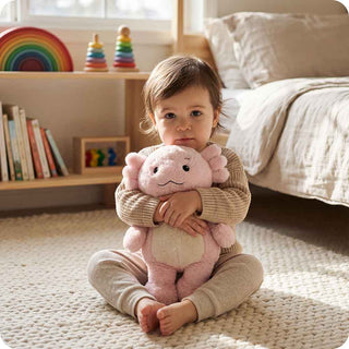 Warmies Cute Axolotl (Lumalotl) Full-Size Heatable Plush-Toys-Simply Blessed Children's Boutique
