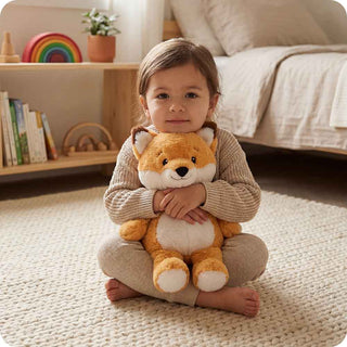 Warmies Cute Fox (Rustiqi) Full-Size Heatable Plush-Toys-Simply Blessed Children's Boutique