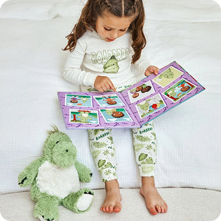 Warmies "Dinosaur Discovers Confidence" Book-Books-Simply Blessed Children's Boutique