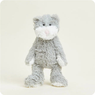 Gray Cat Warmie (13") Plush Toy-Toys-Simply Blessed Children's Boutique