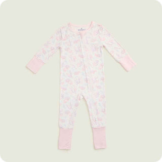 Warmies Pink Axolotl Bamboo Covertible Footed Sleeper-Infants-Simply Blessed Children's Boutique