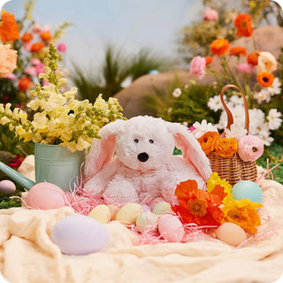 Pink Bunny Warmie (13") Stuffed Animal-Toys-Simply Blessed Children's Boutique