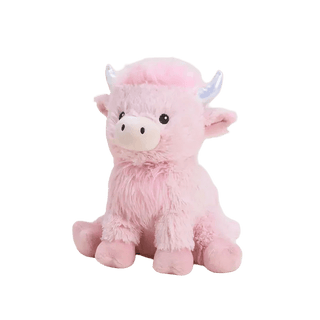 Pink Highland Cow Warmies - Simply Blessed Children's Boutique