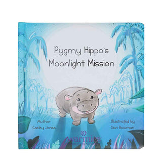 Warmies "Pygmy Hippo's Moonlight Mission" Padded Board Book-Books-Simply Blessed Children's Boutique