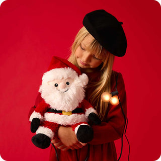 Warmies Santa 2025 – Cozy Holiday Plush-Toys-Simply Blessed Children's Boutique