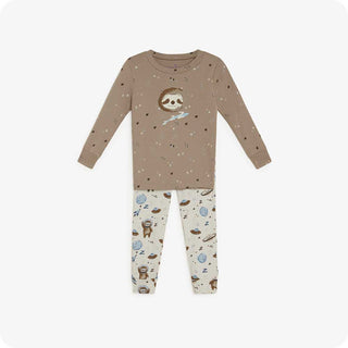 Warmies Toddler Sloth Cotton or Bamboo Pajama Set-Boys Sleepwear-Simply Blessed Children's Boutique
