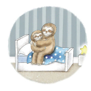 Warmies Sloth "Can't Sleep. Won't Sleep." Padded Board Book-Books-Simply Blessed Children's Boutique