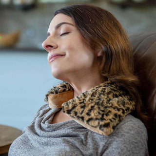Warmies Leopard Print (Tawny) Neck Wrap-Home/GIft-Simply Blessed Children's Boutique