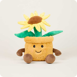Warmies Yellow Flower Pot Full-Size Heatable Plush-Toys-Simply Blessed Children's Boutique