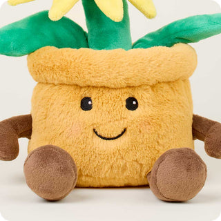Warmies Yellow Flower Pot Full-Size Heatable Plush-Toys-Simply Blessed Children's Boutique