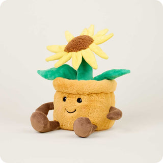 Warmies Yellow Flower Pot Full-Size Heatable Plush-Toys-Simply Blessed Children's Boutique