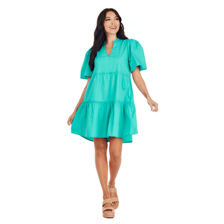 Watson Tiered Midi Dress – Mud Pie-Women's Dresses-Simply Blessed Children's Boutique