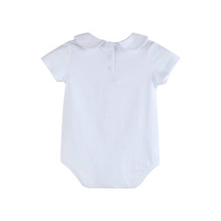 White Collar Baby Onesie-Boys One-Piece-Simply Blessed Children's Boutique