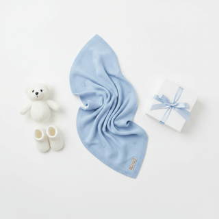 Bailey Baby Blanket (Brushed Yarn) – Buckhead Blue | The Beaufort Bonnet Company-Baby Accessories-Simply Blessed Children's Boutique