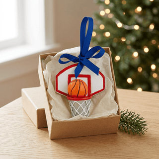 Mud Pie Hand-Painted Basketball Christmas Ornament-Christmas ornament-Simply Blessed Children's Boutique
