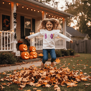 Mud Pie Girls Long-Sleeve Sequin Halloween Tees - Simply Blessed Children's Boutique