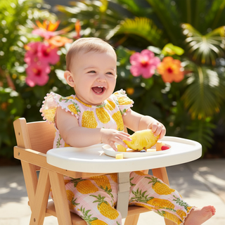 Mud Pie Baby Girl Pineapple Longall-Misc.-Simply Blessed Children's Boutique