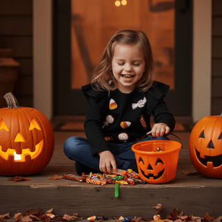 Mud Pie Girls Long-Sleeve Sequin Halloween Tees - Simply Blessed Children's Boutique