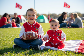 University of Louisville Cardinals Varsity Jacket – Officially Licensed - Simply Blessed Children's Boutique