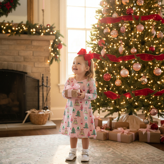 Long Sleeve Polly Play Dress - Christmas Coloring Contest by The Beaufort Bonnet Company-Girls Dresses-Simply Blessed Children's Boutique