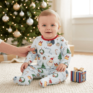 Mud Pie Baby Boys Classic Christmas Sleeper-Infants-Simply Blessed Children's Boutique