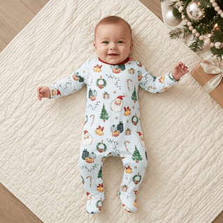 Mud Pie Baby Boys Classic Christmas Sleeper-Infants-Simply Blessed Children's Boutique
