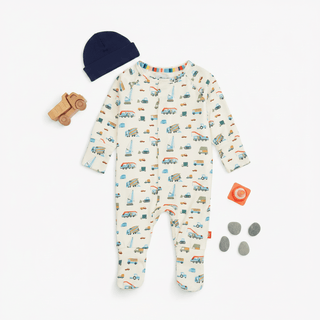 Magnetic Me Dumps Like a Truck Modal Convertible Coverall - Simply Blessed Children's Boutique