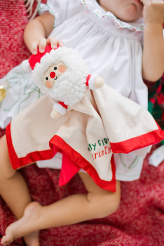 Baby's First Christmas Santa Blankie