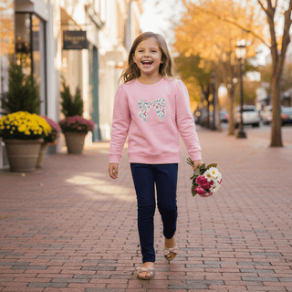 Mitzy Sue Slacks - Nantucket Navy by The Beaufort Bonnet Company-Girls Leggings/Bottoms-Simply Blessed Children's Boutique