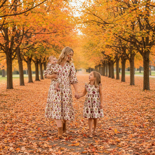 Mud Pie Women's Harvest Floral Midi Dress - Simply Blessed Children's Boutique