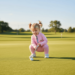 Mud Pie Girls' Pink Golf Quarter Zip Sweatshirt-Girls Sweatshirt/Pullover-Simply Blessed Children's Boutique